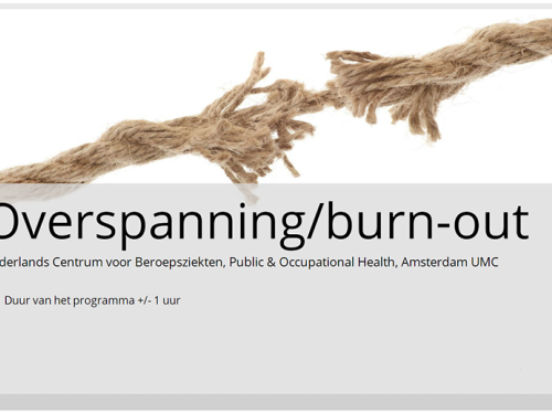 E-learning overspanning/burn-out geüpdatet